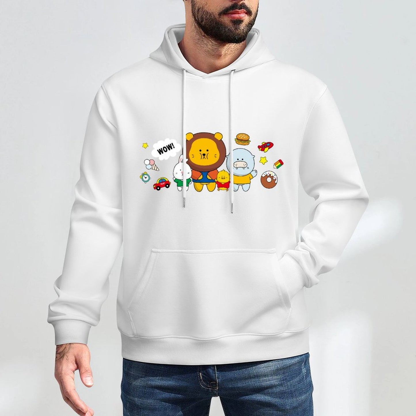 Moisture-Wicking Original Front Graphic Hoodies