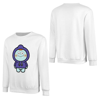 Front Patterned Long Sleeve TopDaily StreetFit