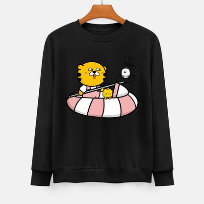 Front Patterned Long Sleeve TopFitted Sharp