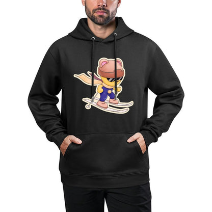IPIB 250g Hooded Pocket Sweatshirt Front GraphicMen's Hooded  Sweatshirt6000049-1