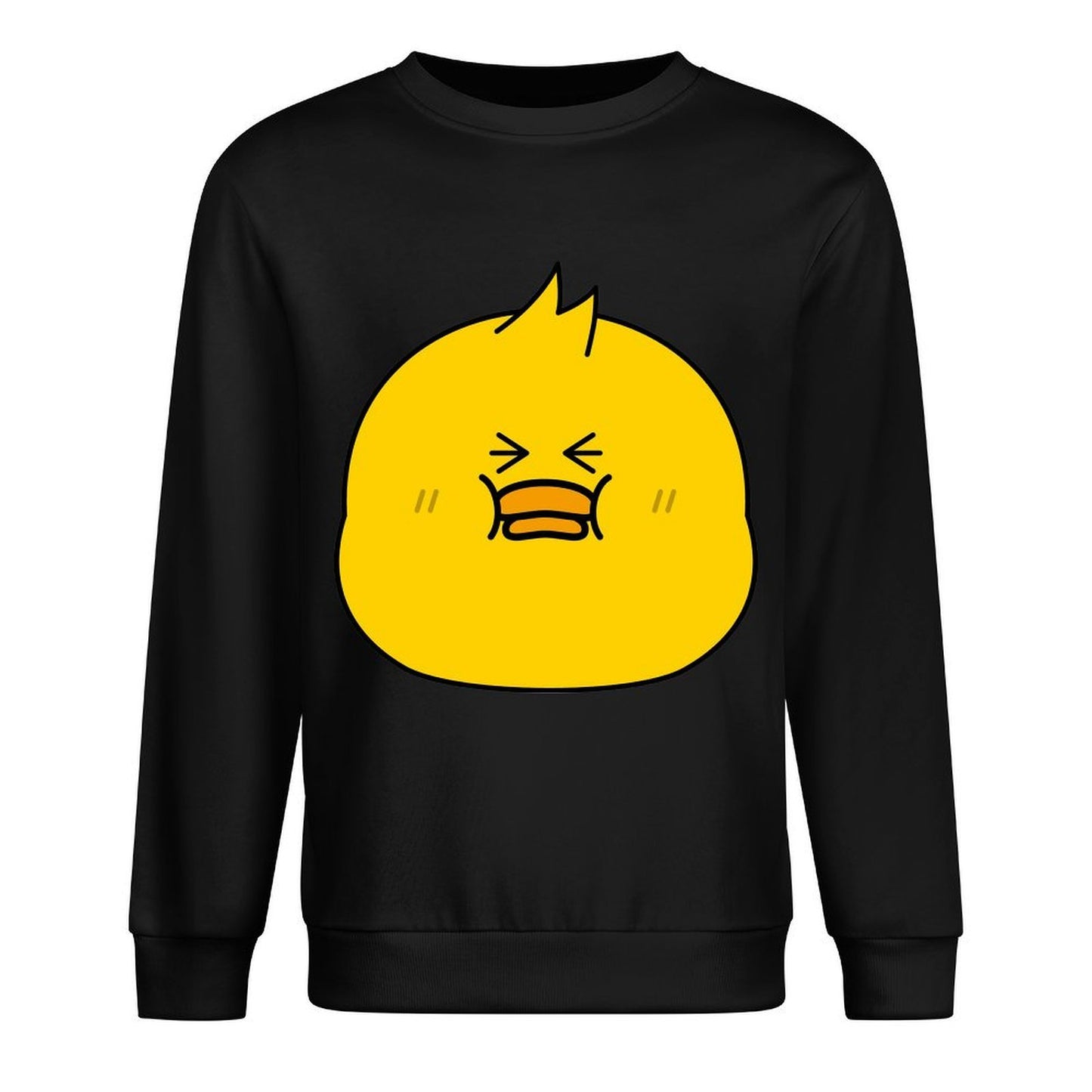 Front Patterned Long Sleeve TopRetro Urban