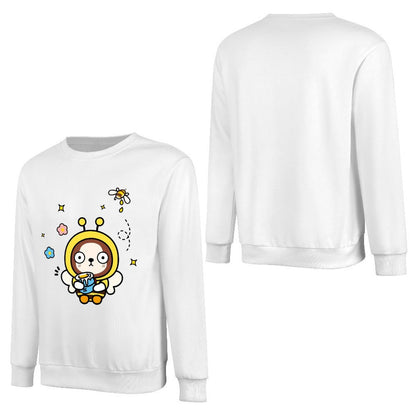 Front Patterned Long Sleeve TopClassicLine Printed