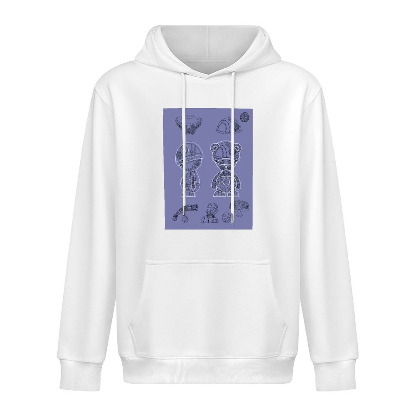 Hoodie Front PatternEco / Sustainable Crisp Print