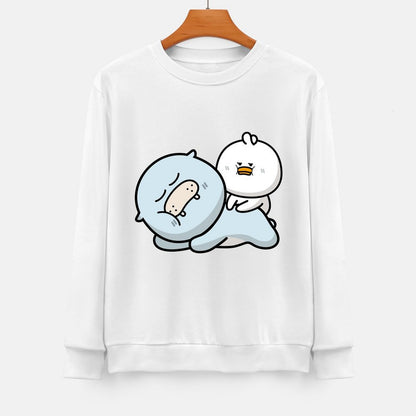 Front Patterned Long Sleeve TopLightweight Minimal