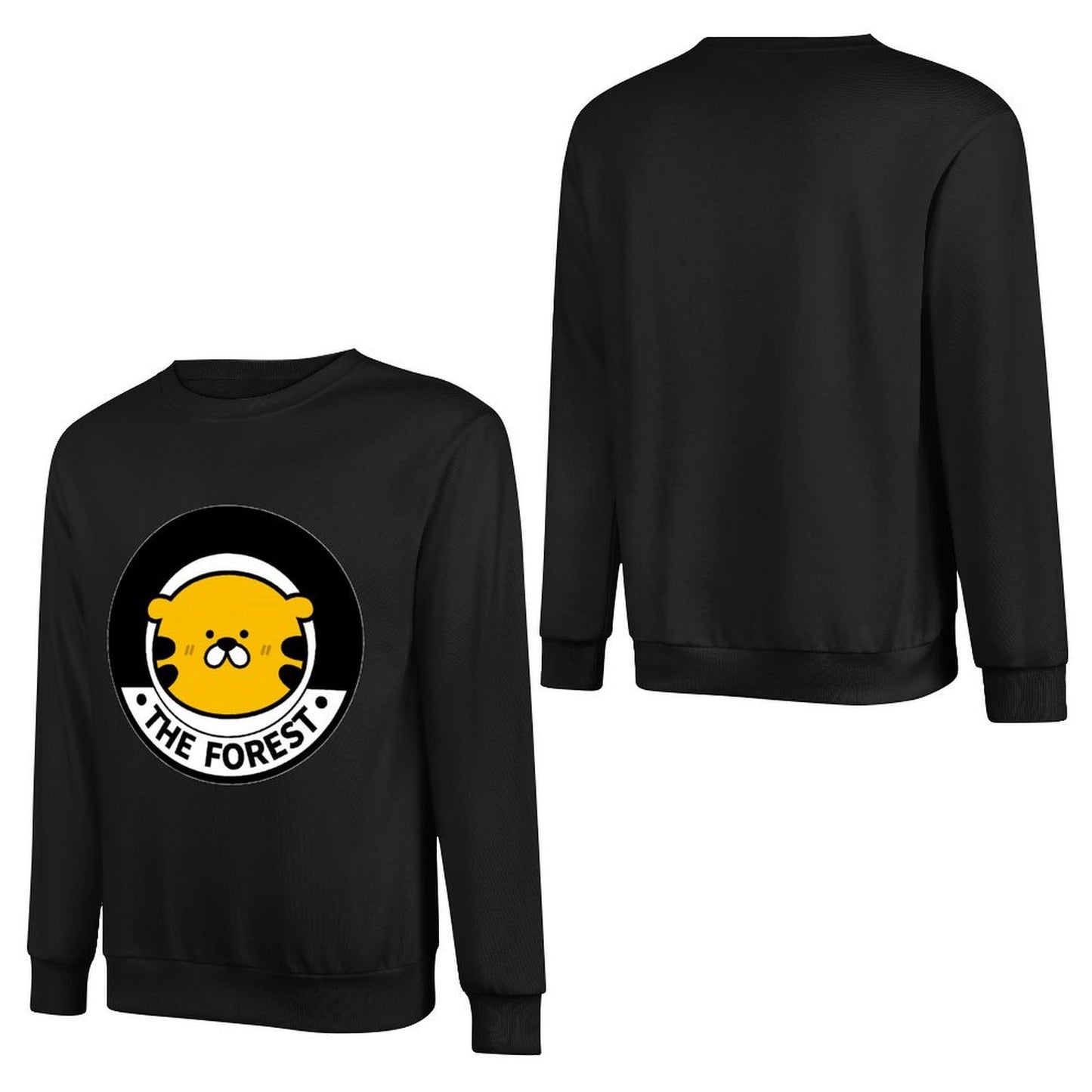 Front Patterned Long Sleeve Top100% Cotton ActiveWear
