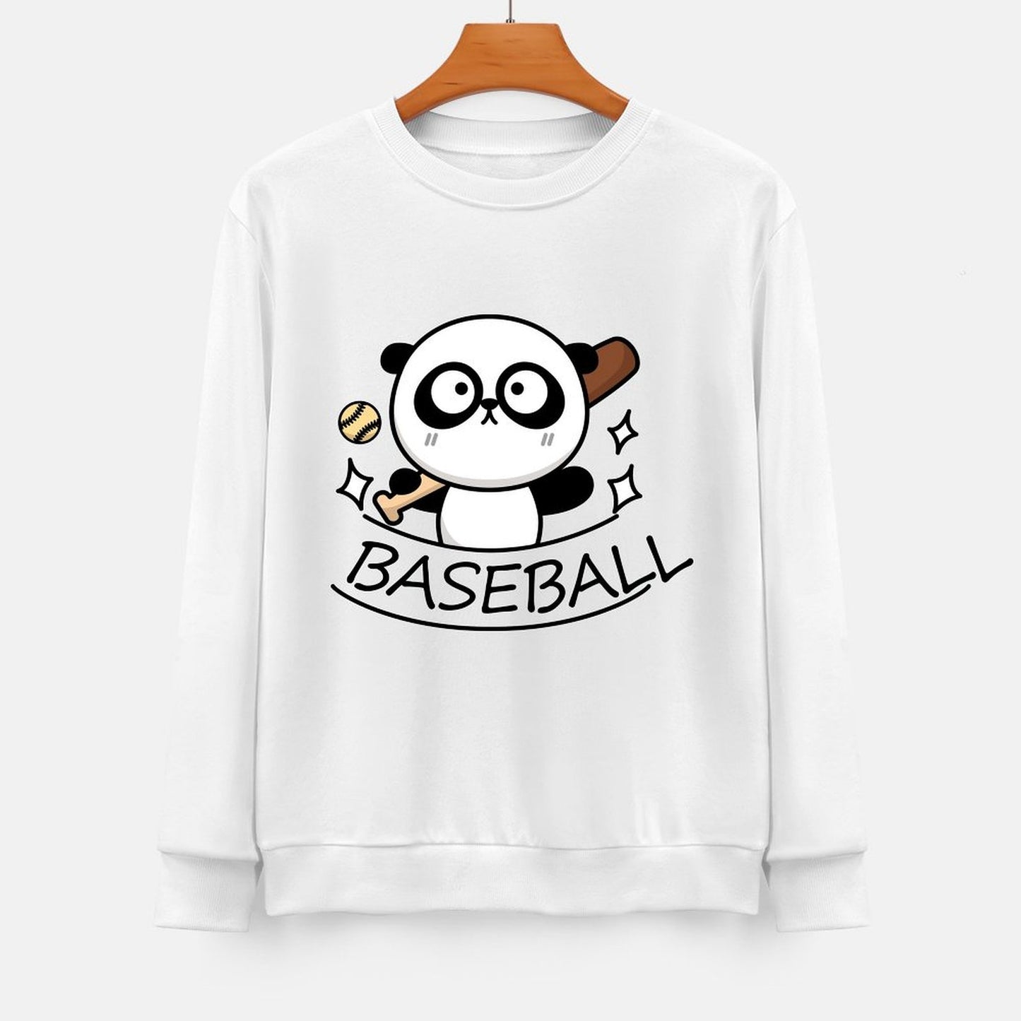 Front Patterned Long Sleeve TopSoft-Touch Classic Fit