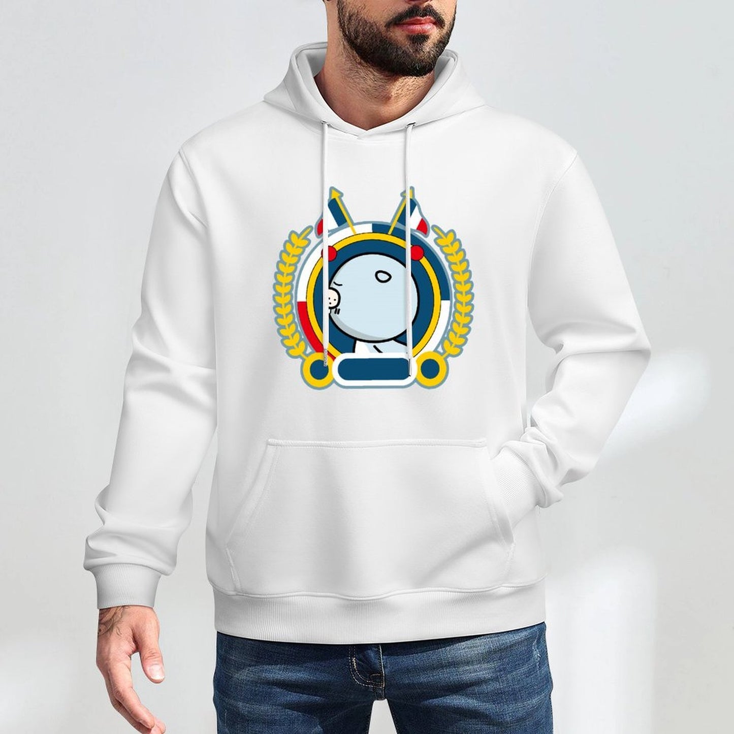Soft-Touch EssentialFit Front Graphic Hoodies