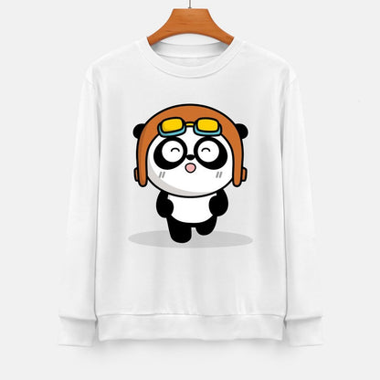 Front Patterned Long Sleeve TopFade-Proof StreetStyle