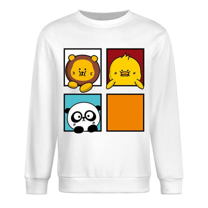 Front Patterned Long Sleeve TopPremium Soft