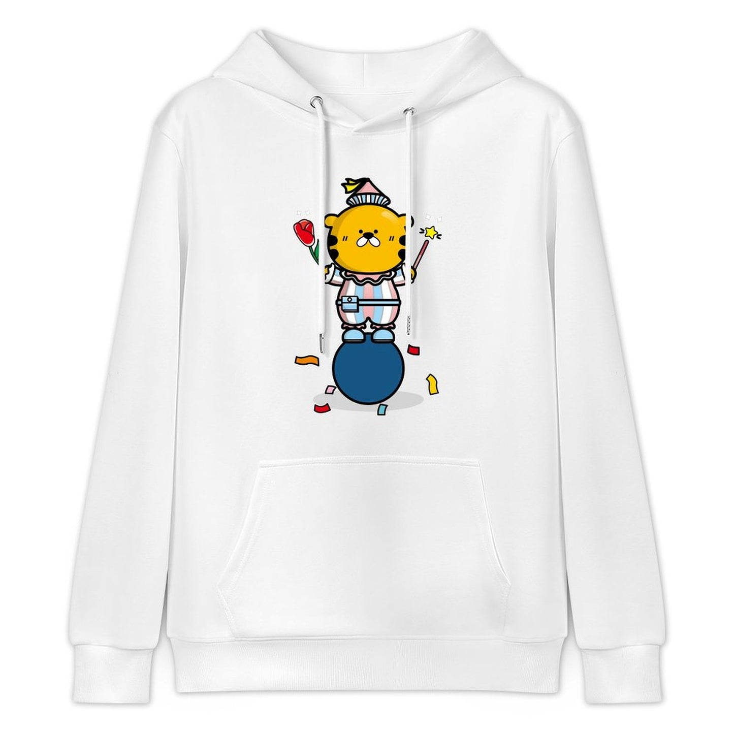 ClassicFit Cotton Front Graphic Hoodies