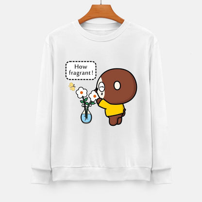 Front Patterned Long Sleeve TopEverydayWear PremiumSeries