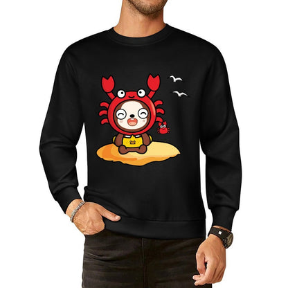 Front Patterned Long Sleeve TopShrink-Resistant Signature