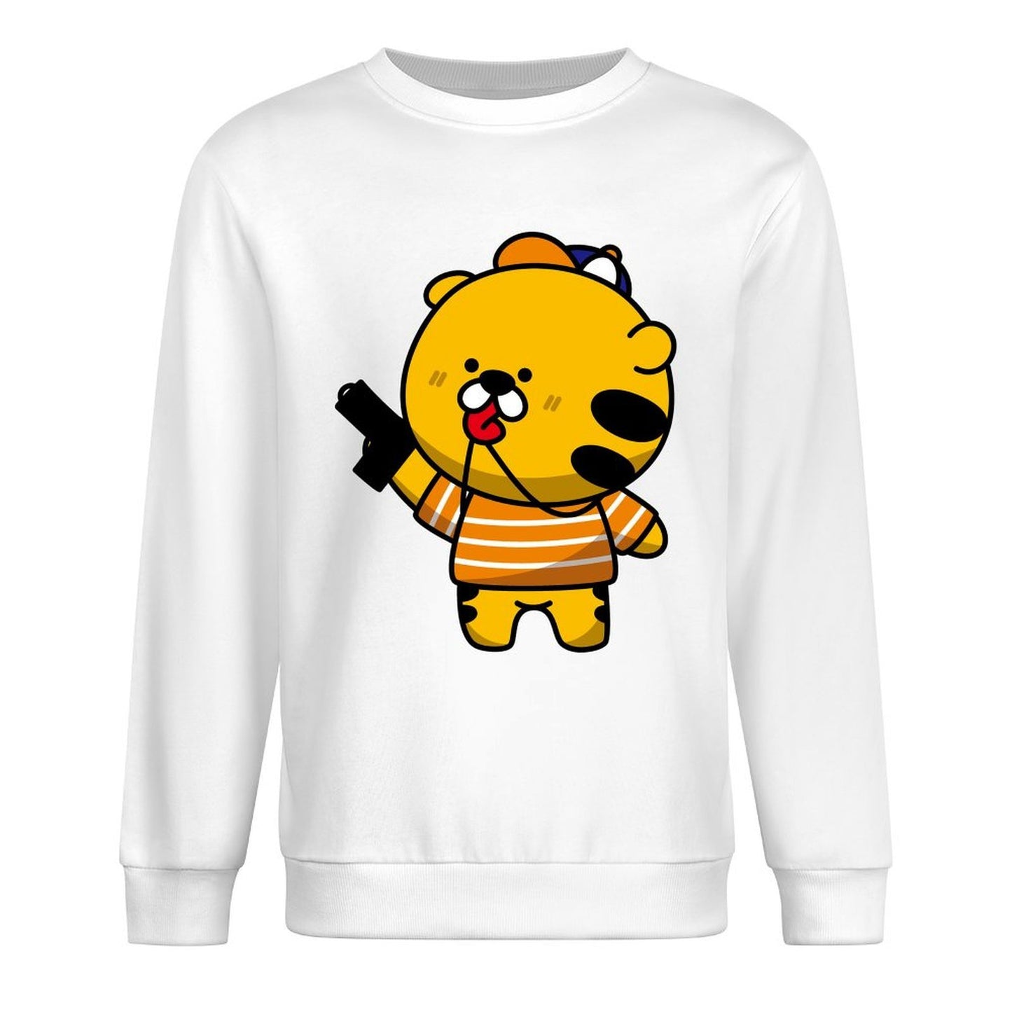 Front Patterned Long Sleeve TopMade-to-Order Relaxed Fit