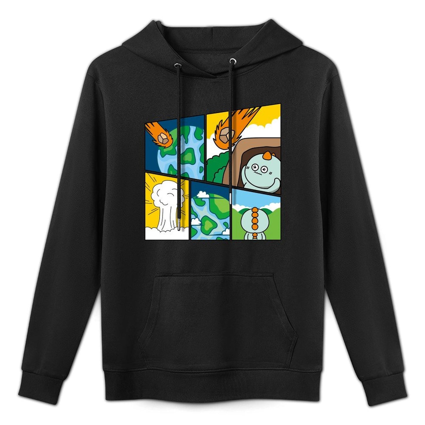 Basic Premium Finish Front Graphic Hoodies