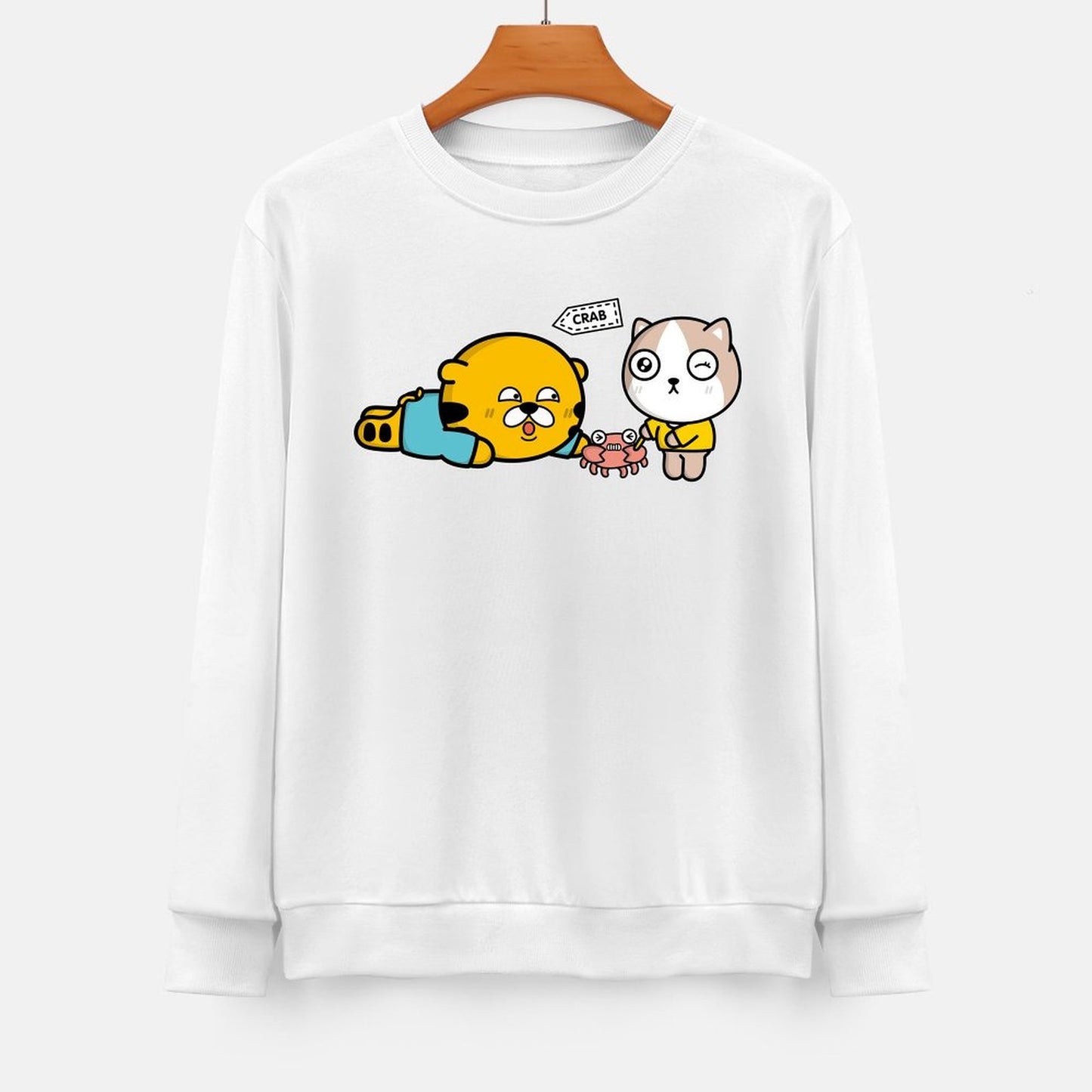 Front Patterned Long Sleeve TopEverydayTee Clean