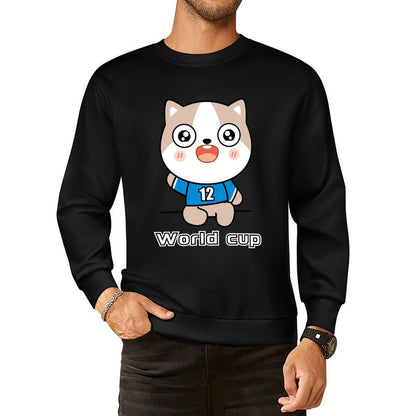 Front Patterned Long Sleeve TopRegularFit BasicSeries