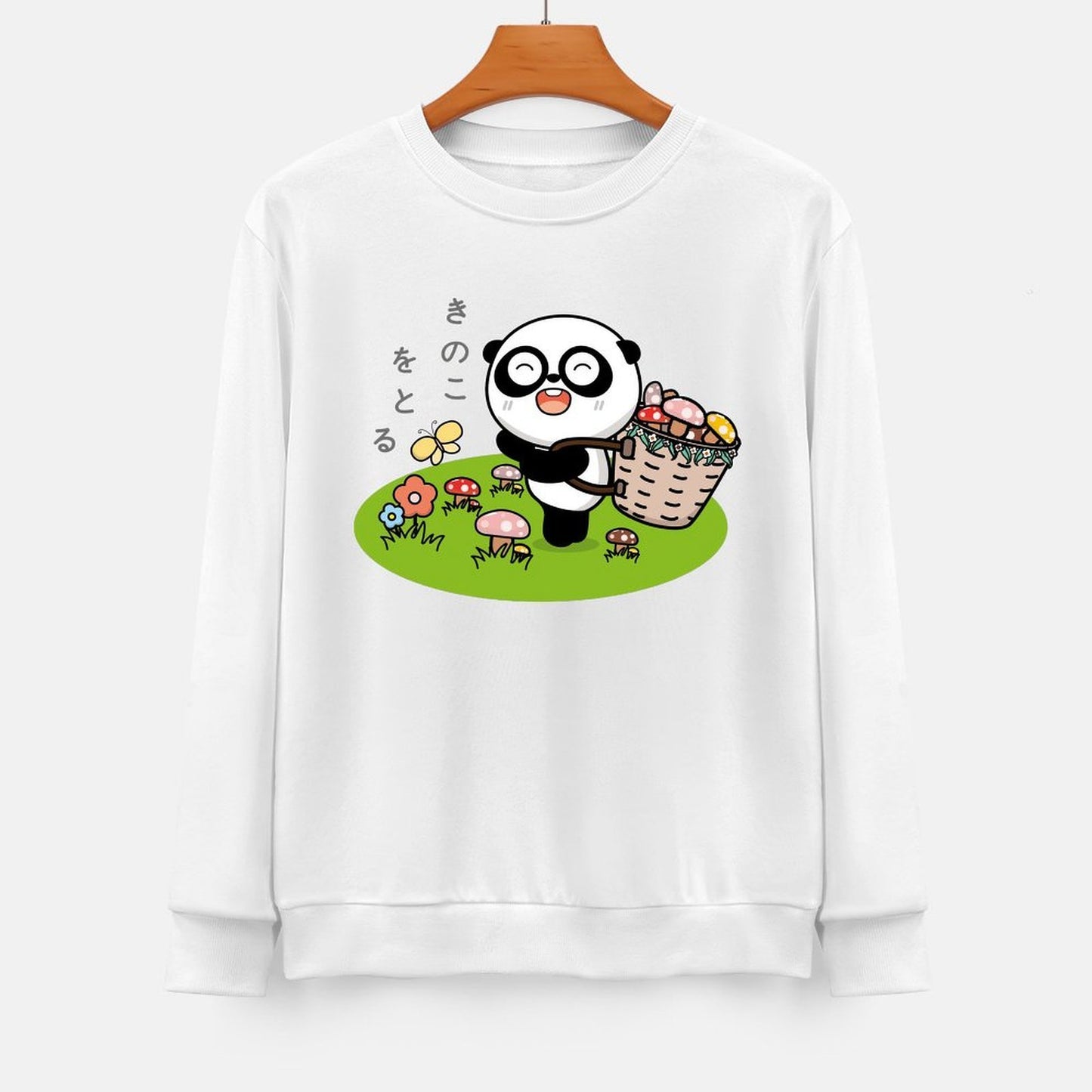 Front Patterned Long Sleeve TopPocket Tee Made-to-Order