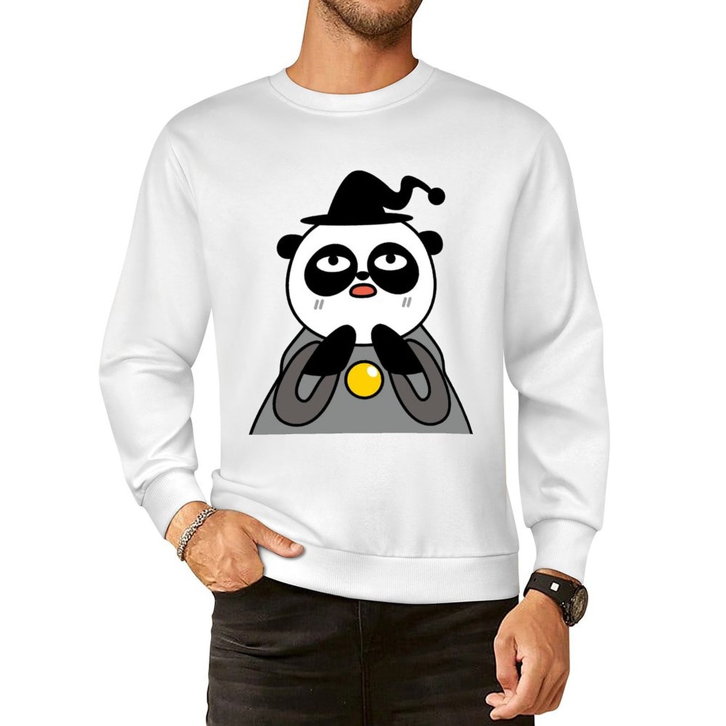 Front Patterned Long Sleeve TopPerformance TrueComfort