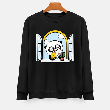  Front Patterned Long Sleeve TopBatch-Printed ActiveWear