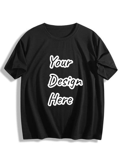 Customizable Front Design Women's Short-Sleeve Black