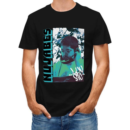 Inkmay Casual Cotton T-shirt Abstract Art With Bold Colors Unisex T-shirt