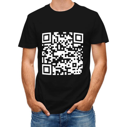 Inkmay Casual Cotton T-shirt Abstract Geometric Design With Light Colors Unisex T-shirtEco-Conscious ComfortLine T-Shirt