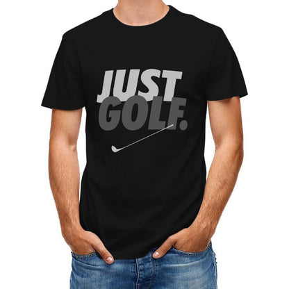 Inkmay Casual Cotton T-shirt Abstract Mountain Design With Stick Figure Unisex T-shirtOn-Demand Slim Fit T-Shirt