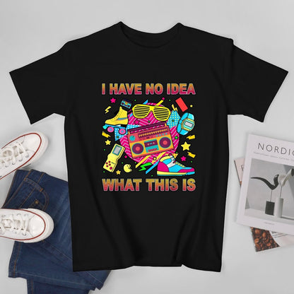 Inkmay Casual  Cotton T-shirt Bright Retro Design With Bold Colors Unisex T-shirtEverydayComfort Modern T-Shirt