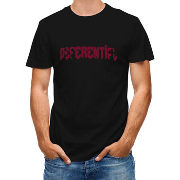 Inkmay Casual Cotton T-shirt Differential Logo With Cross And Butterflies Unisex T-shirtEverydayWear Active T-Shirt