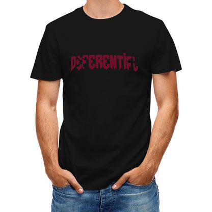 Inkmay Casual Cotton T-shirt Differential Logo With Cross And Butterflies Unisex T-shirtEverydayWear Active T-Shirt