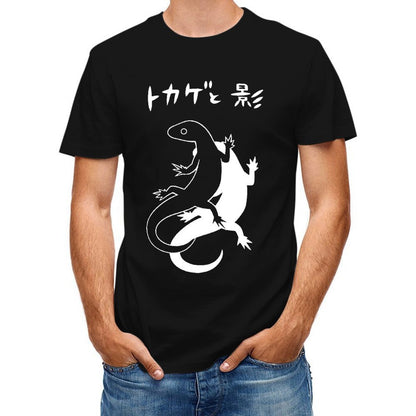 Inkmay Casual Cotton T-shirt Abstract Floral Design With Soft Colors Unisex T-shirtOutdoor Pocket Tee T-Shirt