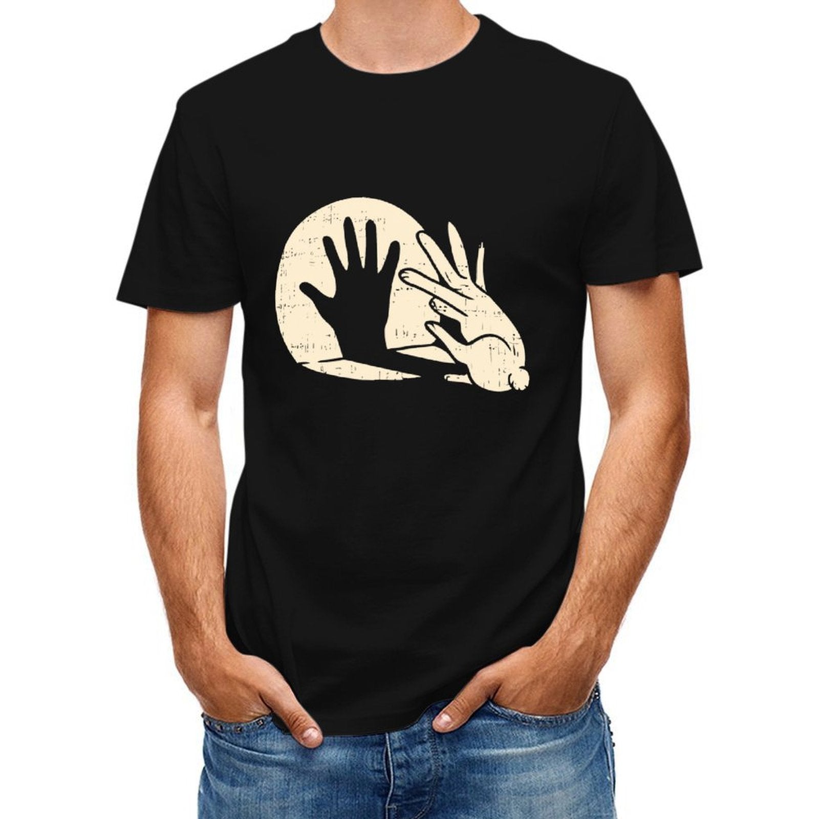 Inkmay Casual  Cotton T-shirt Solid Beige Background No Patterns Unisex T-shirtSport Printed T-Shirt