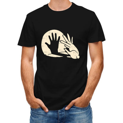 Inkmay Casual  Cotton T-shirt Solid Beige Background No Patterns Unisex T-shirtSport Printed T-Shirt