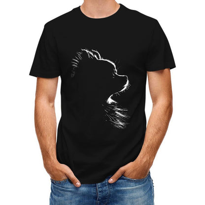 Inkmay Casual Cotton T-shirt Unisex T-shirtHeavyweight AllSeason T-Shirt