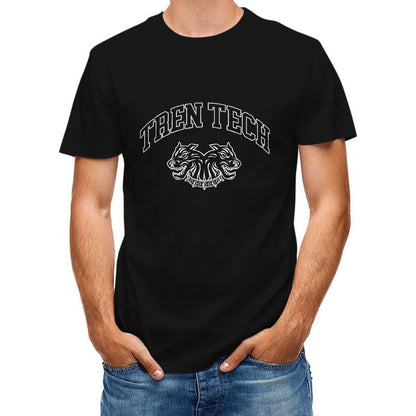 Inkmay Casual  Cotton T-shirt Tren Tech Logo With Two Unisex T-shirtPremium Finish Long Lasting T-Shirt