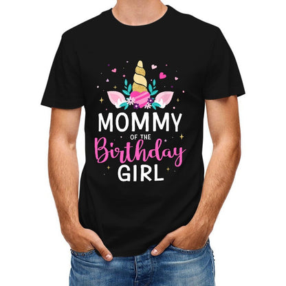 inkmay-casual-cotton-t-shirt-unicorn-head-with-pink-and-gold-unisex-t-shirt