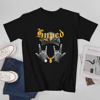 Inkmay Casual  Cotton T-shirt Hyped Hat With Intricate Design Art Unisex T-shirtEverydaySeries Everyday T-Shirt