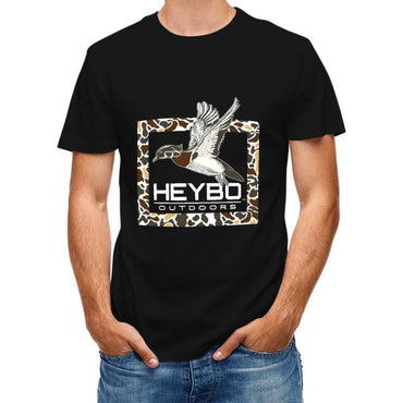 Inkmay Casual Cotton T-shirt Brown And White Animal Print Unisex T-shirtAllDay Long Lasting T-Shirt