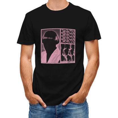 Inkmay Casual  Cotton T-shirt Abstract Art With Geometric Shapes Design Unisex T-shirtEco / Sustainable Series T-Shirt
