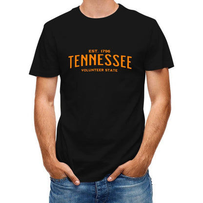 Inkmay Casual  Cotton T-shirt Solid Orange Background No Pattern Prints Unisex T-shirtLifestyle RelaxFit T-Shirt
