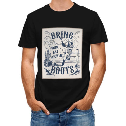 inkmay-casual-cotton-t-shirt-bring-your-ass-kickin-boots-unisex-t-shirt