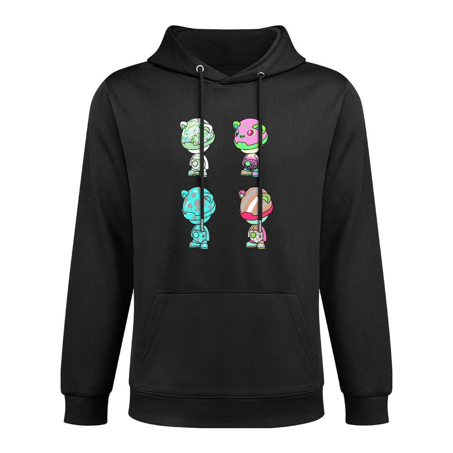 Hoodie Front PatternHigh-Quality Slim Fit