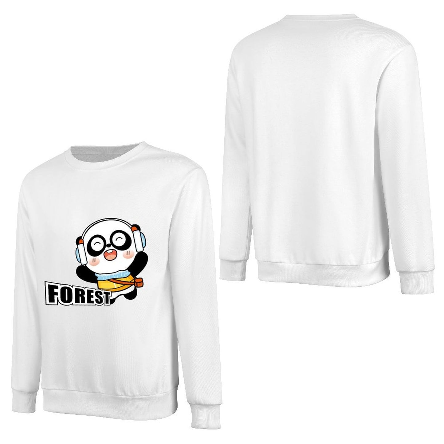 Front Patterned Long Sleeve TopDurable Pocket Tee