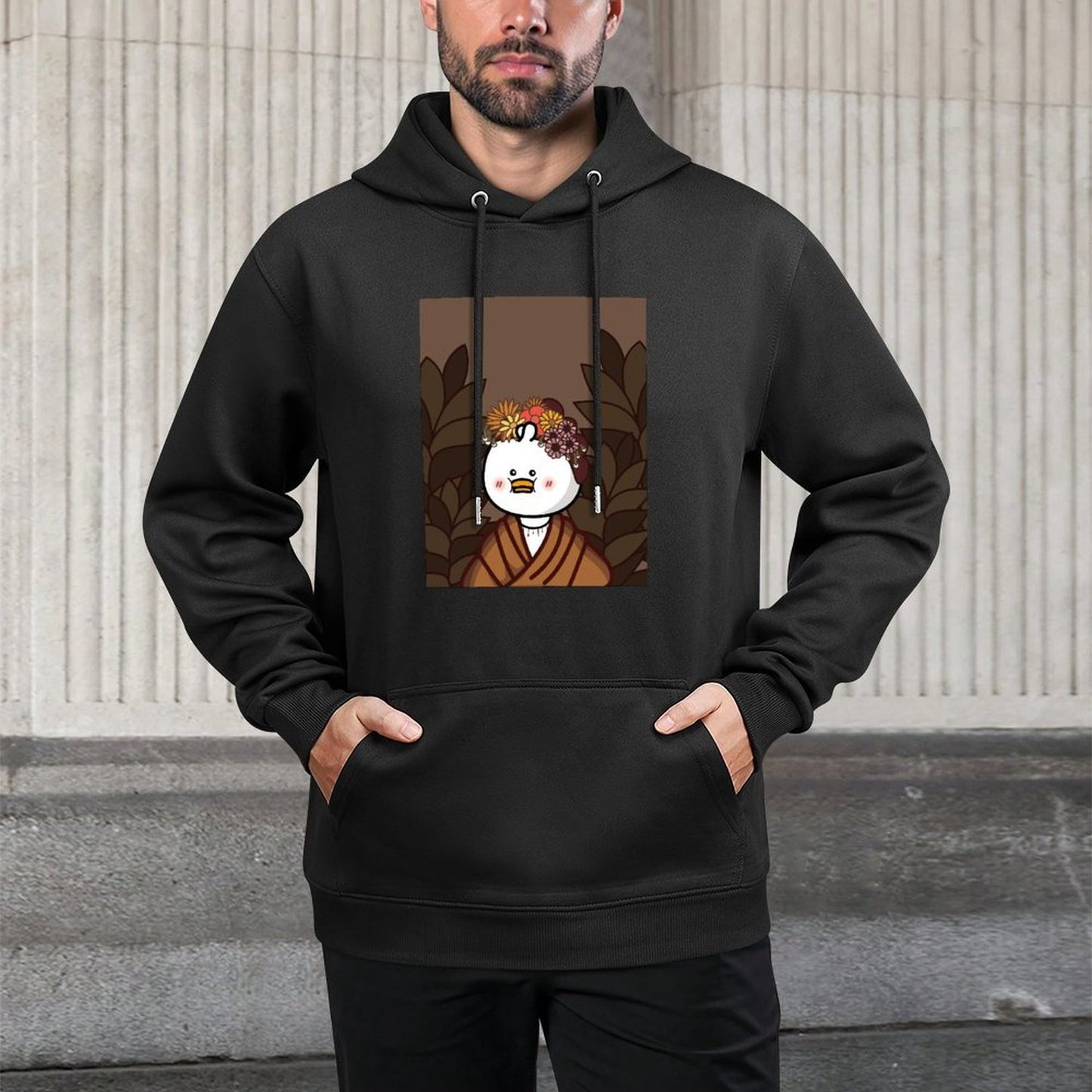 RelaxFit Print-Ready Front Graphic Hoodies