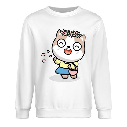 Front Patterned Long Sleeve TopSignature EverydayComfort