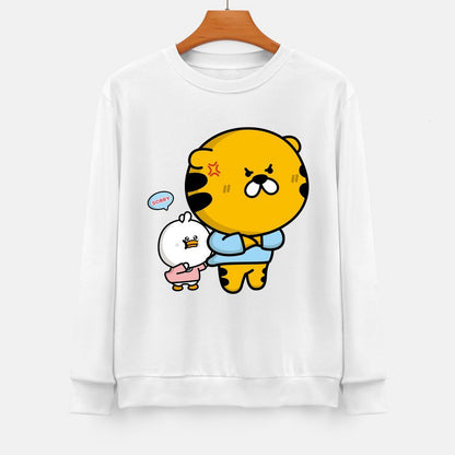 Front Patterned Long Sleeve TopHeavyweight CoreLine