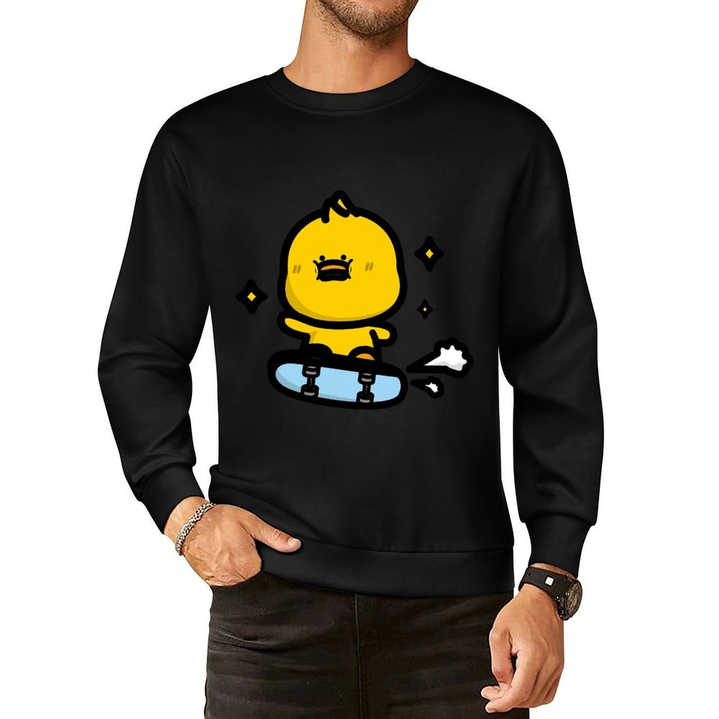 IPBR 250g Crew Neck Long Sleeve Sweatshirt Front GraphicCrew Neck Long Sleeve Sweatshirt4001204