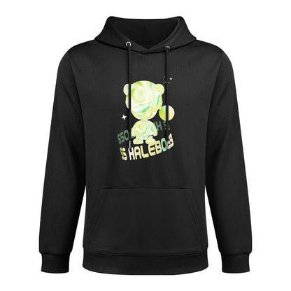 Hoodie Front PatternSolid Double-Stitched