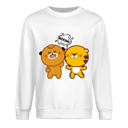 Front Patterned Long Sleeve TopRegularFit ComfortLine