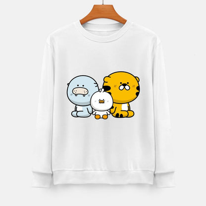 Front Patterned Long Sleeve TopTimeless Printed